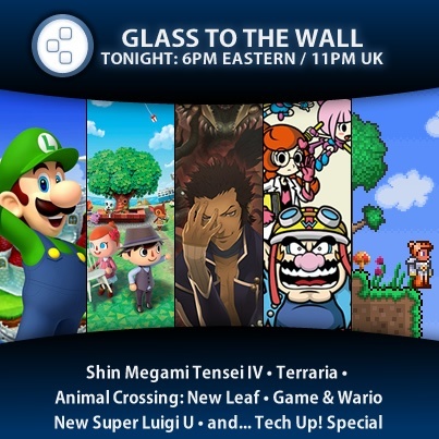 Image for Glass to the Wall Episode 13 Airs Tonight: Nintendo 3DS & Wii U Review Special